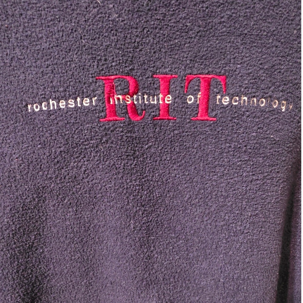 Gear For Sports RIT Rochester Institute of Technology Fleece Pullover Navy Large